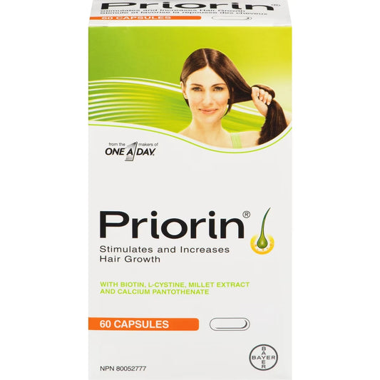 Priorin Hair Growth Stimulant, For Women And Men, With Biotin product package