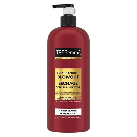 TRESemmé Keratin Smooth Conditioner for frizzy hair Lamellar Discipline formulated with Pro Style TechnologyTM front package