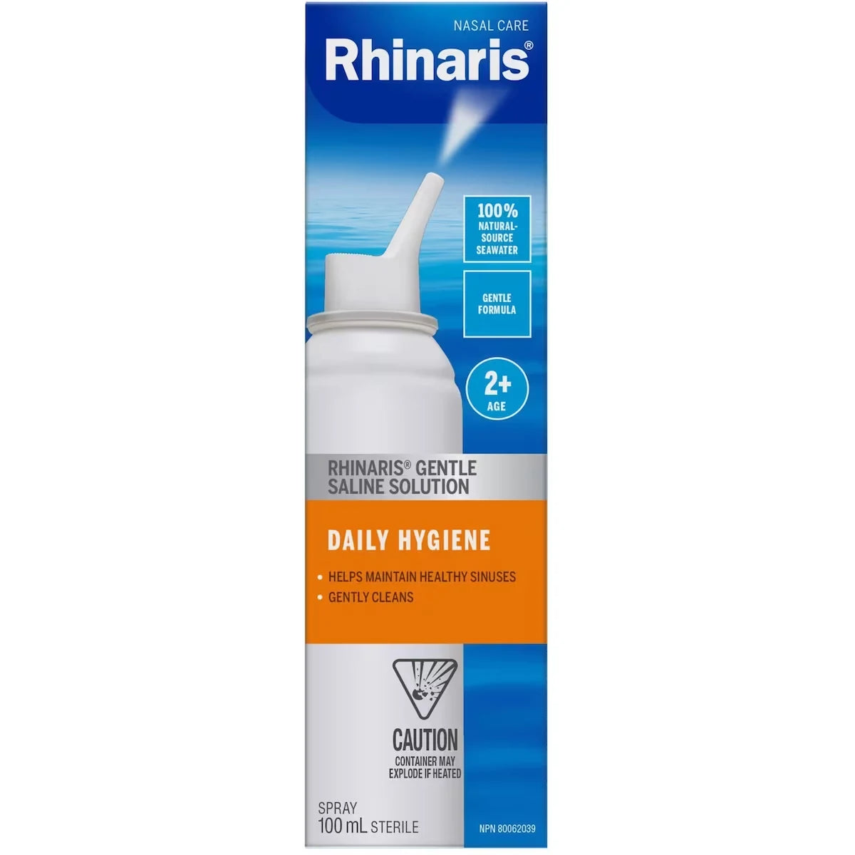 Rhinaris Isotonic Spray - Daily Hygiene front package