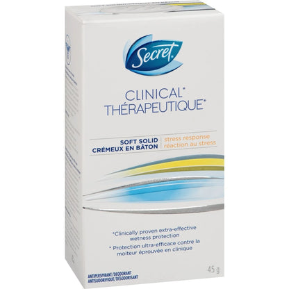 Secret Clinical Antiperspirant and Deodorant Soft Solid, Stress Response, 45g product detail