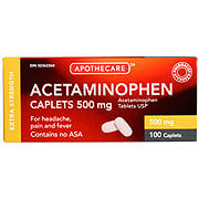 Apc - Acetaminophen 100 Tablets 500 mg