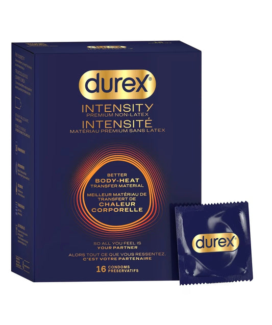 Durex Non Latex Condoms - Intensity 16ct 16 count front package