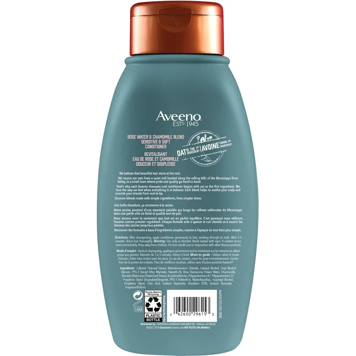 Aveeno Rose Water & Chamomile Conditioner product detail