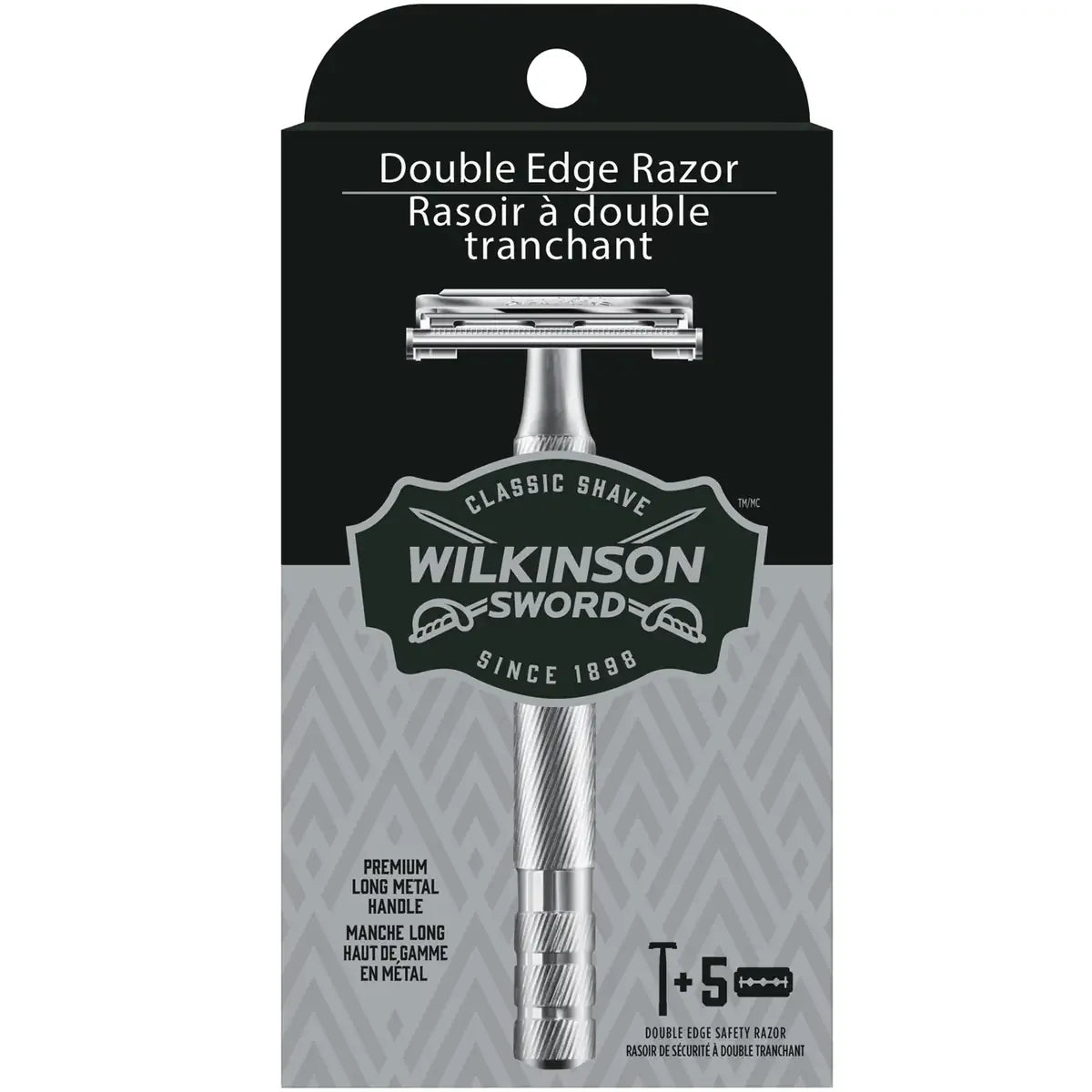 Wilkinson Sword Double Edge Men’s Safety Razor front package