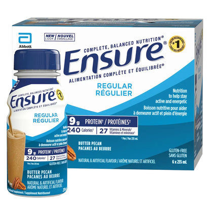 Ensure Regular BUTTER PECAN front package
