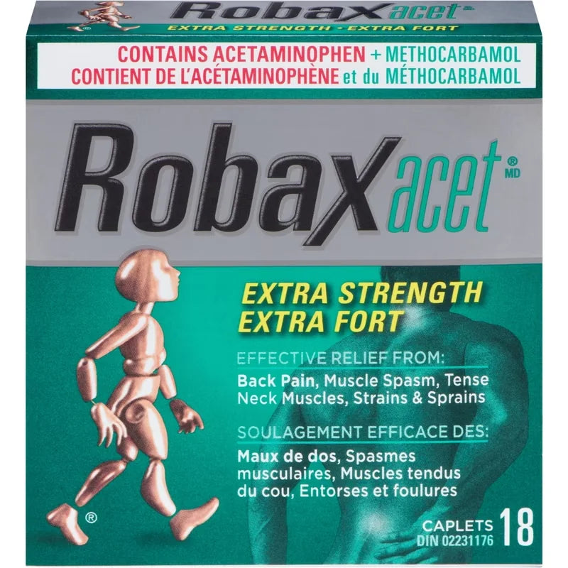 Robax Robaxacet Extra Strength front package