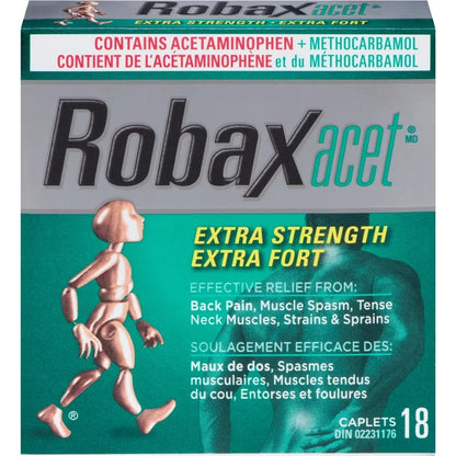 Robax Robaxacet Extra Strength front package