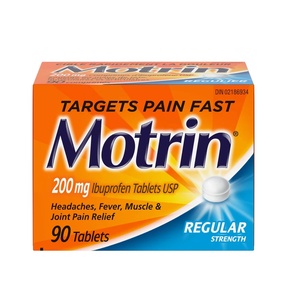 Motrin regular strength pain relief ibuprofen product image