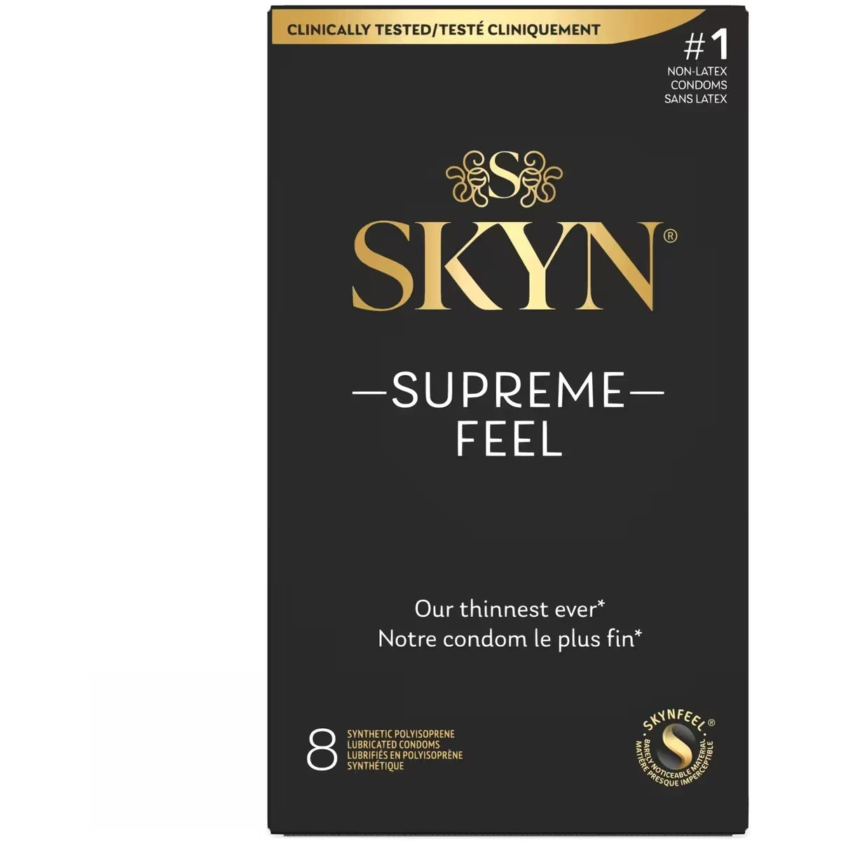 Skyn Supreme Non Latex Condom front package