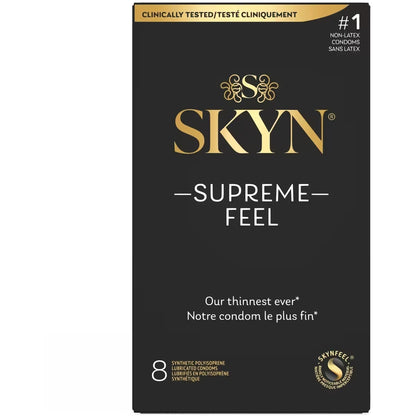 Skyn Supreme Non Latex Condom front package