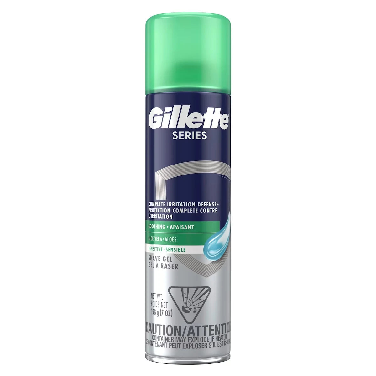 Gillette TGS Series Shave Gel Sensitive, 7 oz product detail