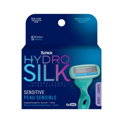 Schick Hydro Silk Sensitive Care Women’s Razor Refills front package
