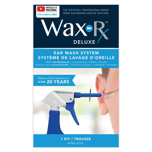 Wax Rx Delux Ear Wash System front package