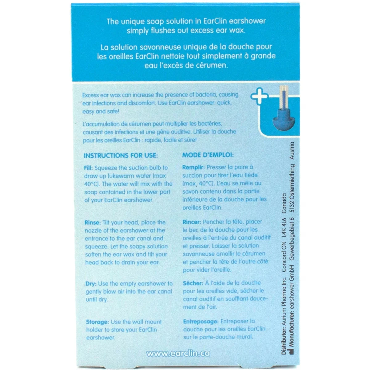 Earclin Earshower Ear Wax Remover product detail