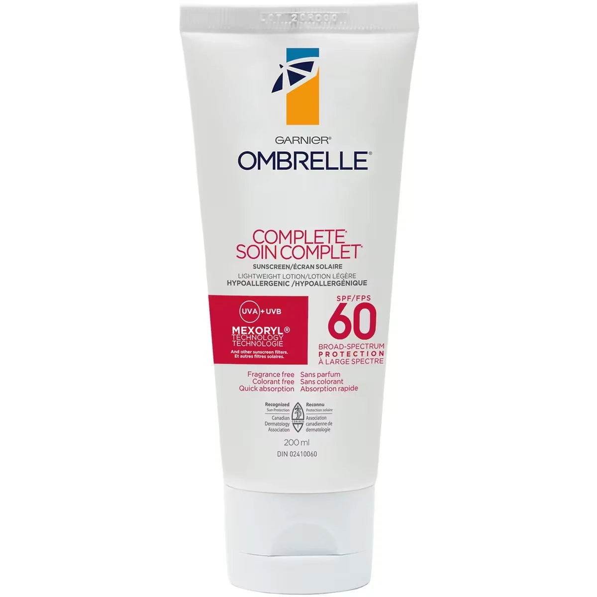 Garnier Complete SPF 30 Sunscreen Lotion front package