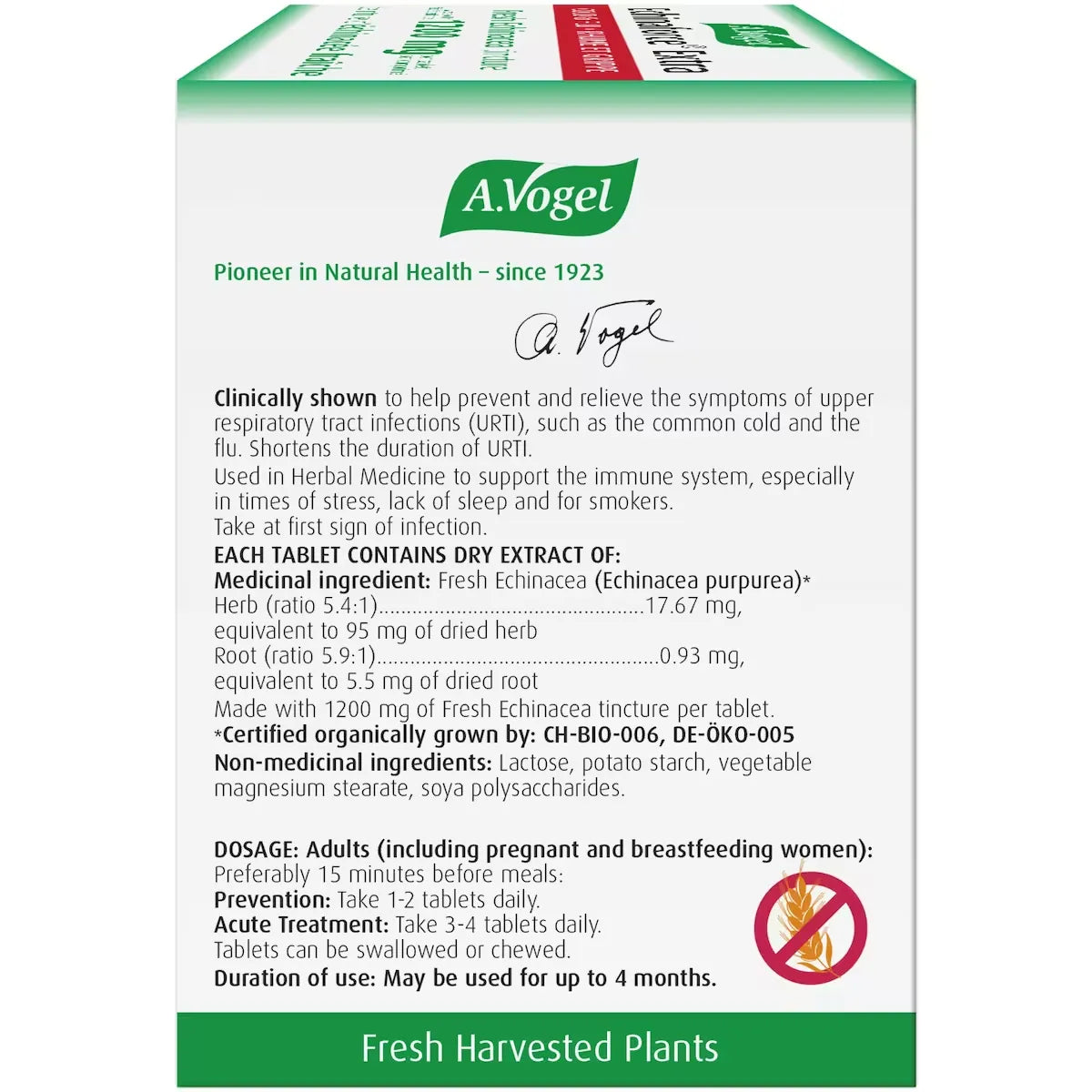 A Vogel Echinaforce Extra Immune Support for Cold and Flu product detail