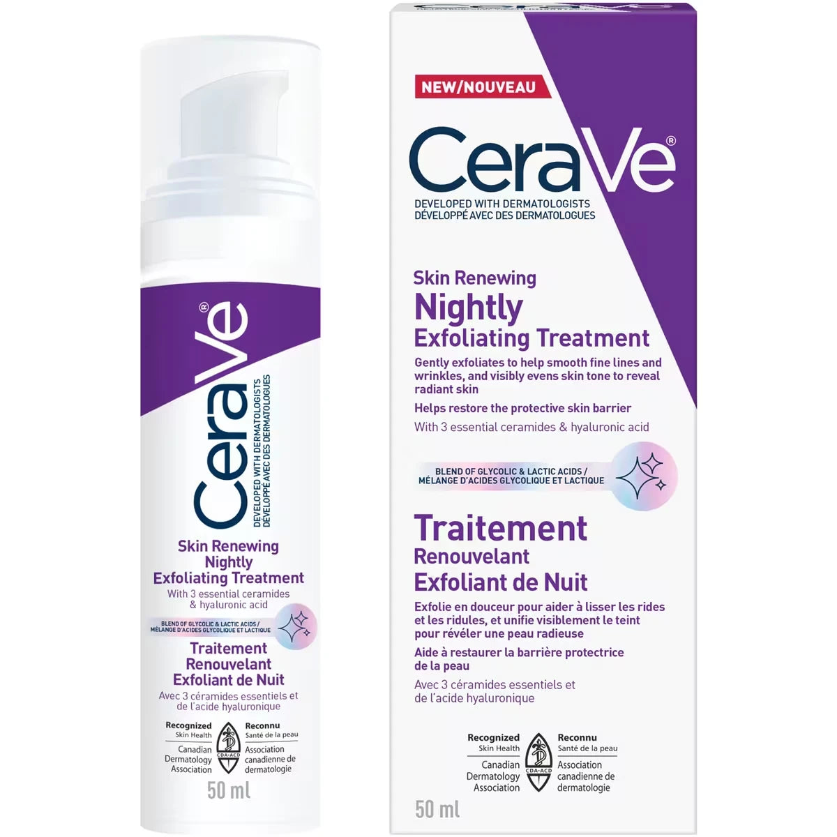 CeraVe Skin Renewing Nightly Exfoliating Treatment product image