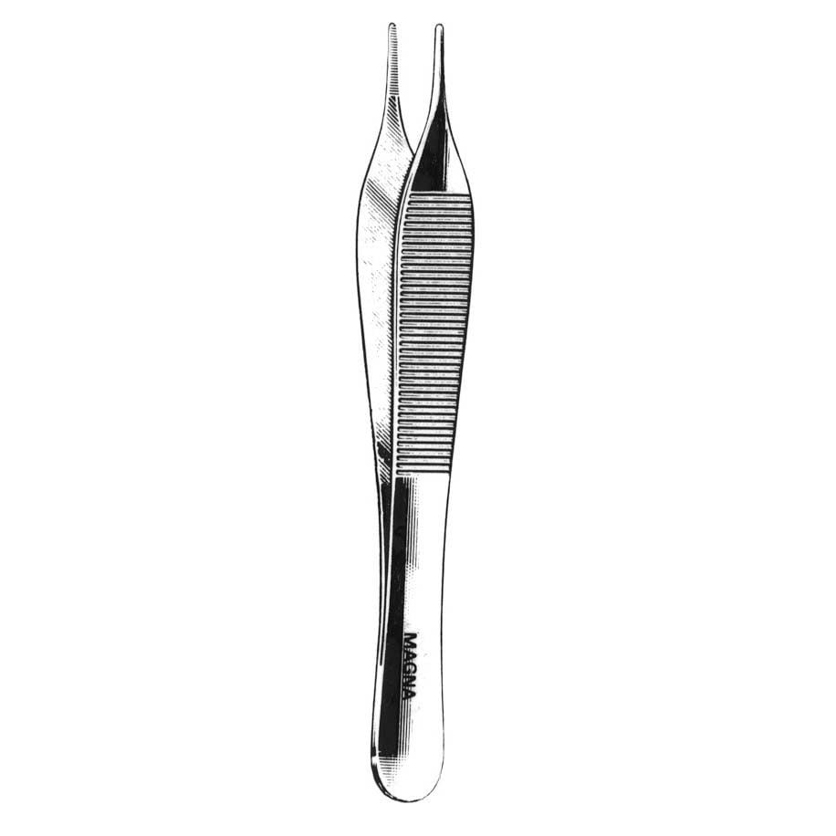 Dressing Forceps Adson Magna (4.75 in) 1 Unit