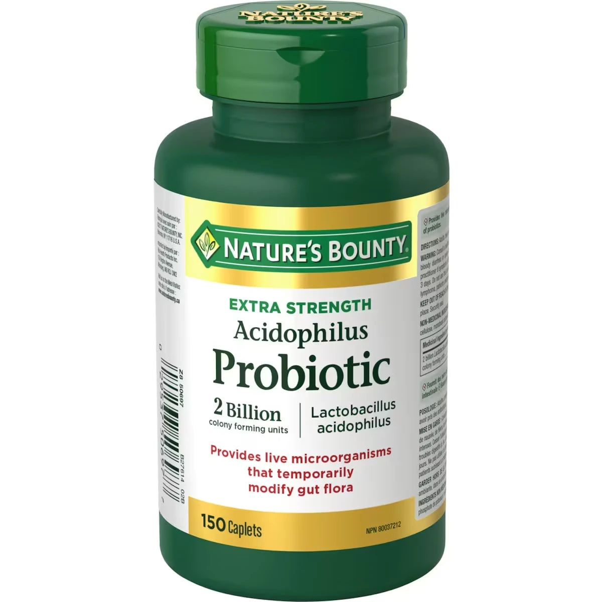 Natures Bounty Extra Strength Acidophilus Probiotic, 150 Caplets product image