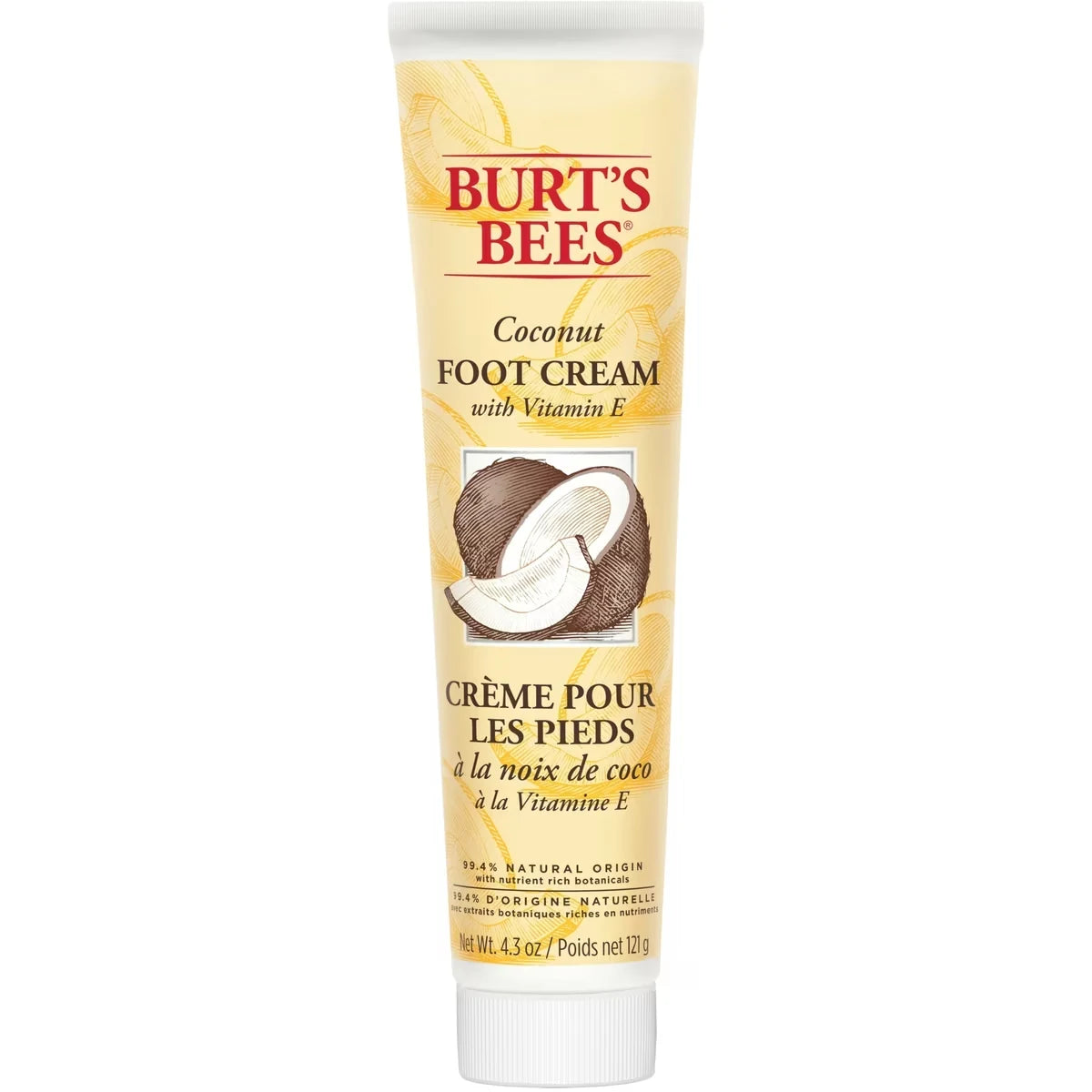 Burt's Bees Coconut Foot Cream front package
