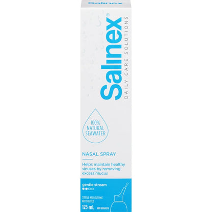 Salinex Daily Nasal Spray, Seawater Gentle stream front package