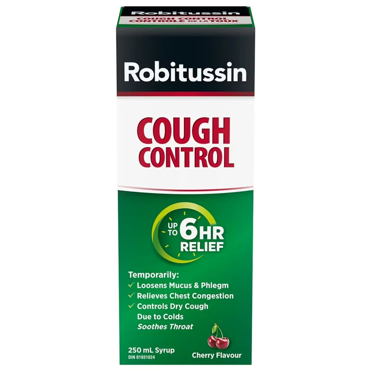 Robitussin Cough Control Liquid 250 ml front package