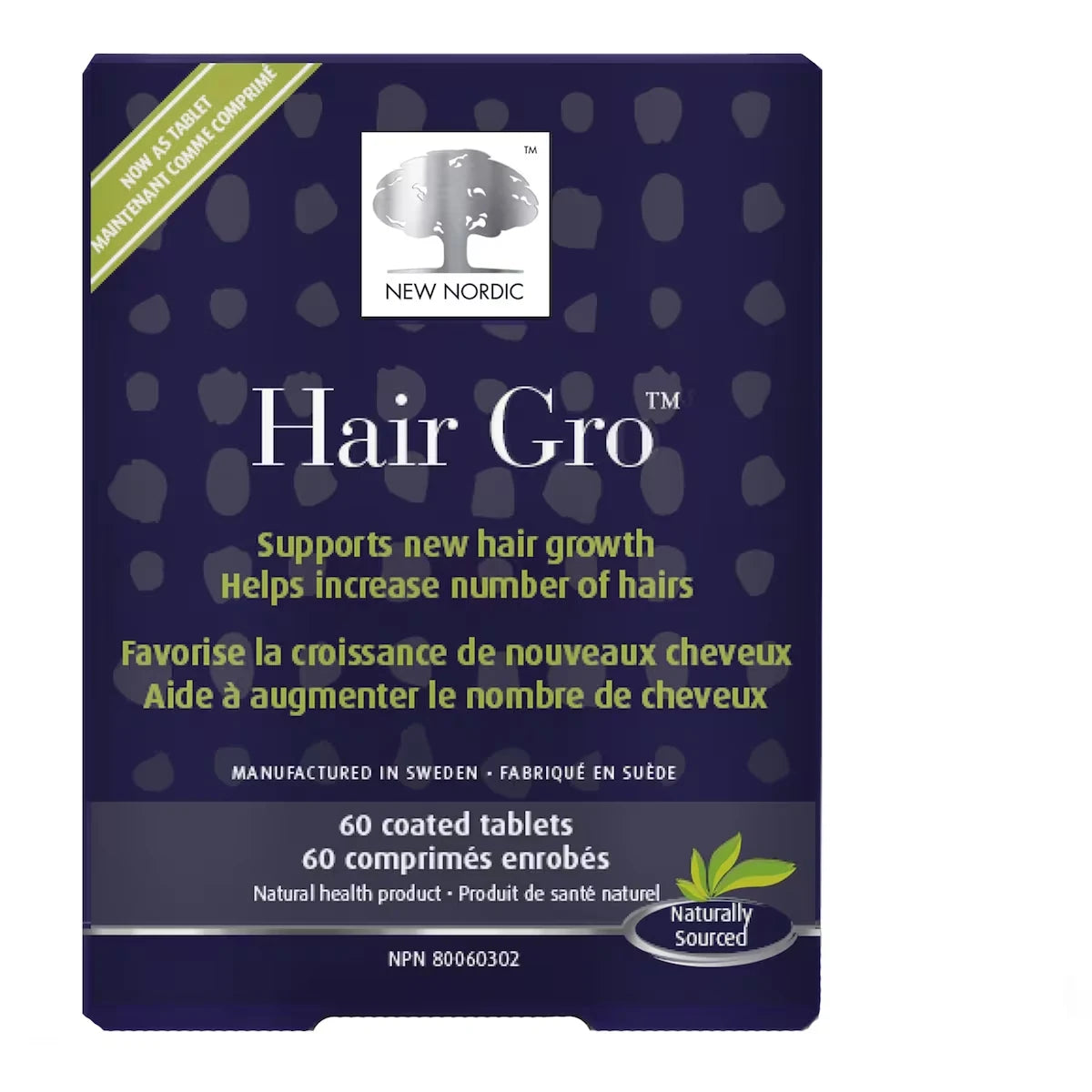 New Nordic Hair Gro front package