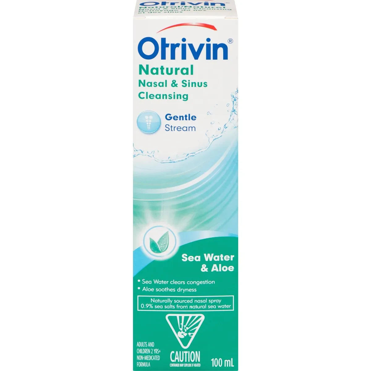 Otrivin Natural Sea Water & Aloe Gentle Stream front package