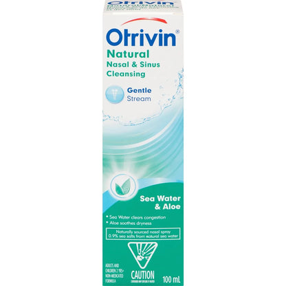 Otrivin Natural Sea Water & Aloe Gentle Stream front package