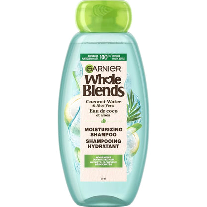 Garnier Whole Blends Coconut Water & Aloe Vera Shampoo front package