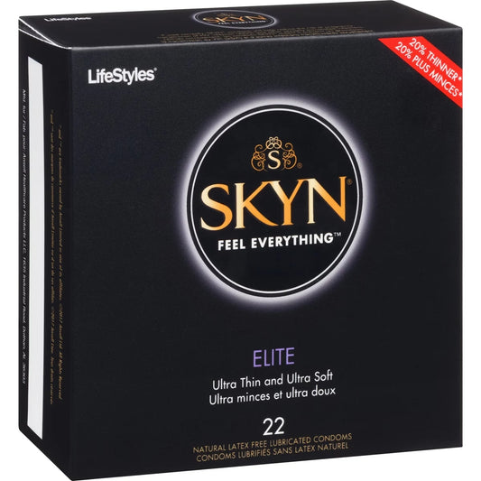 Skyn Elite 22 Natural Latex Free Lubricated Condoms product detail