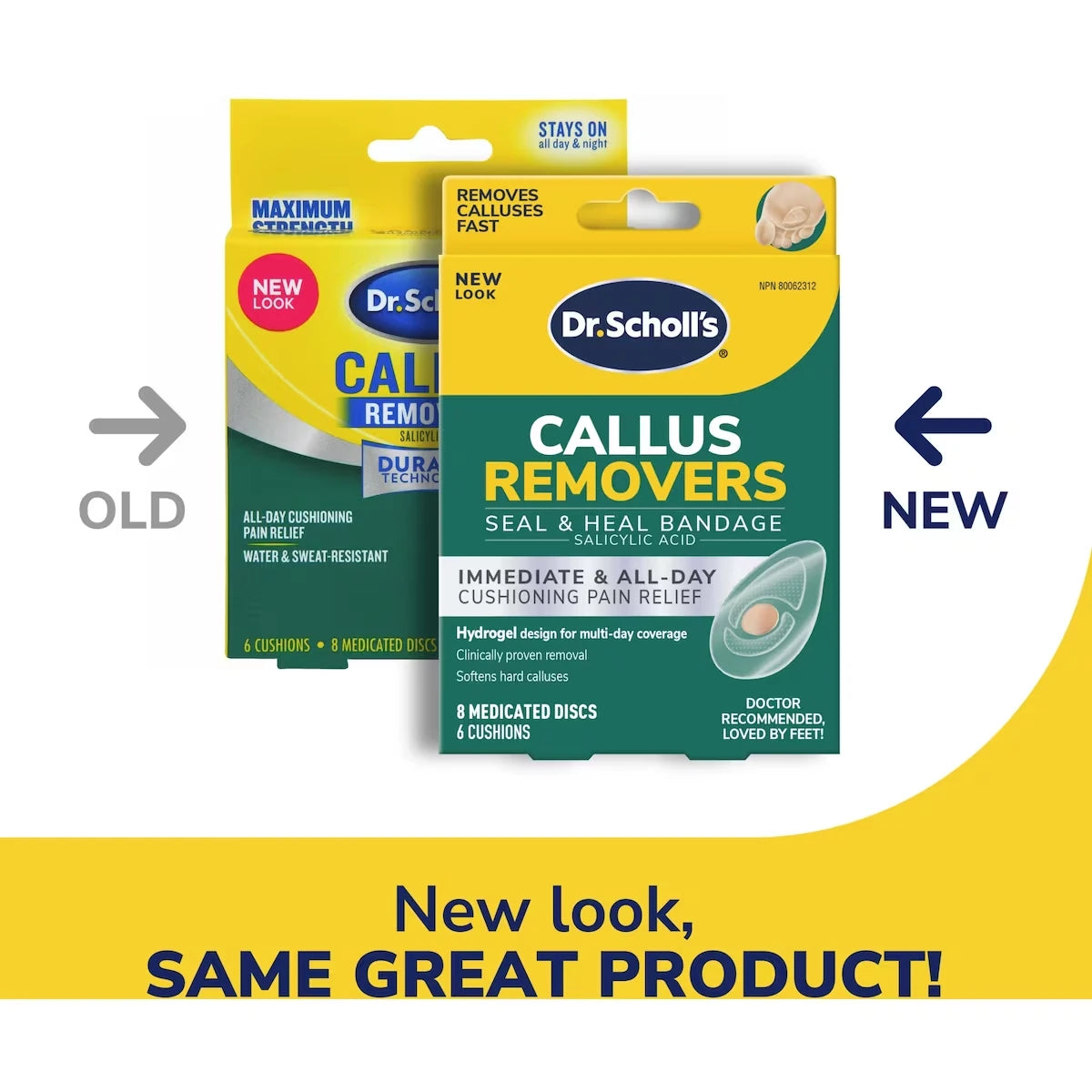 Dr. Scholl’s® Callus Removers with DuragelTM technology product detail
