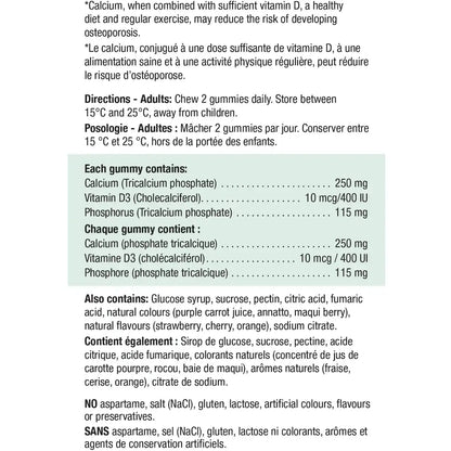 Jamieson Calcium + D3 Gummies product detail