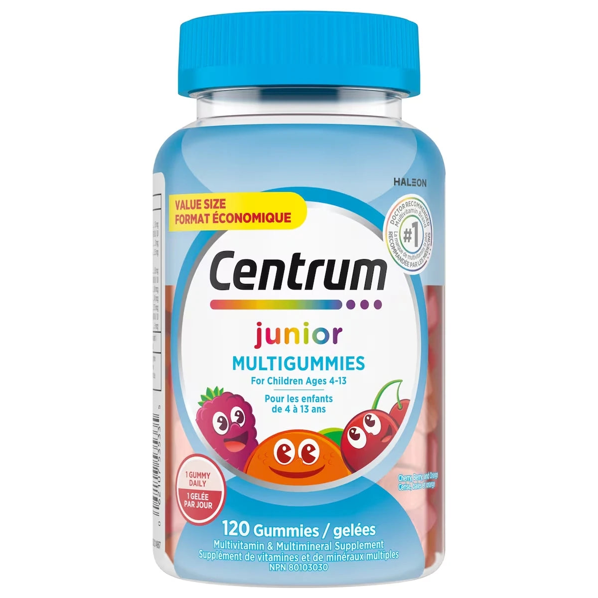Centrum Junior Value Size front package