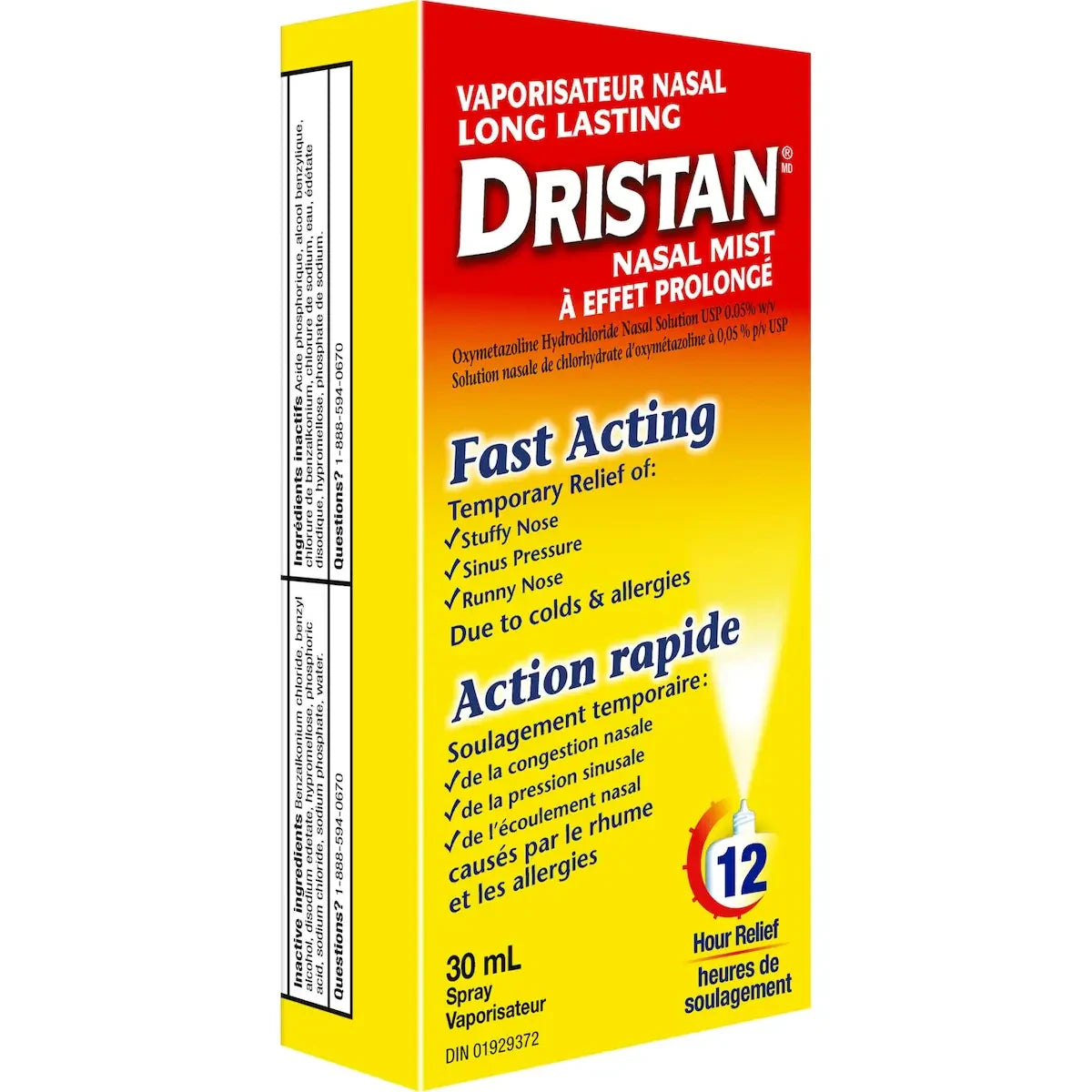 Dristan Nasal Mist Spray Long Lasting 30 ml product detail