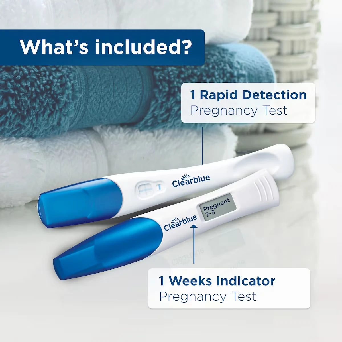 Clearblue Pregnancy Test Double-Check and Date Combo Pack, Value Pack, 2ct 2 count product detail