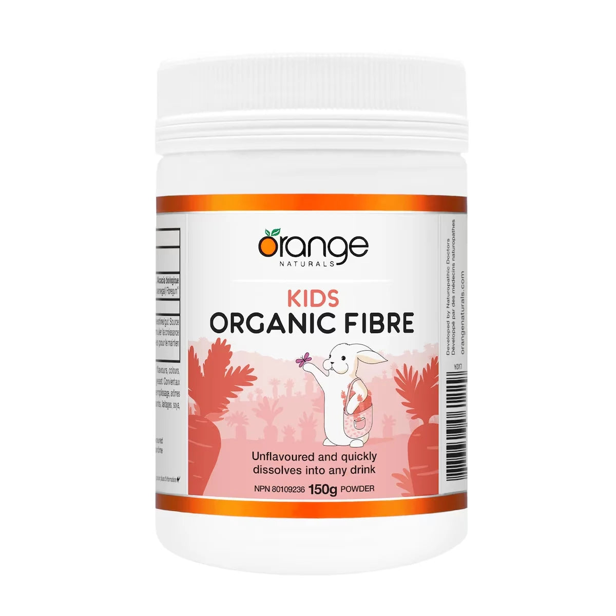 Orange Naturals Kids Organic Fibre front package