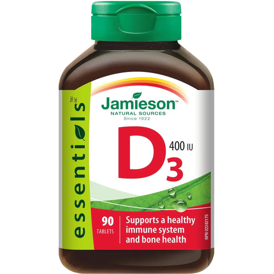 Jamieson Vitamin D 400 IU front package