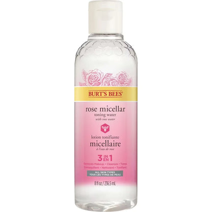 Burt's Bees Rose Micellar Toning Water front package