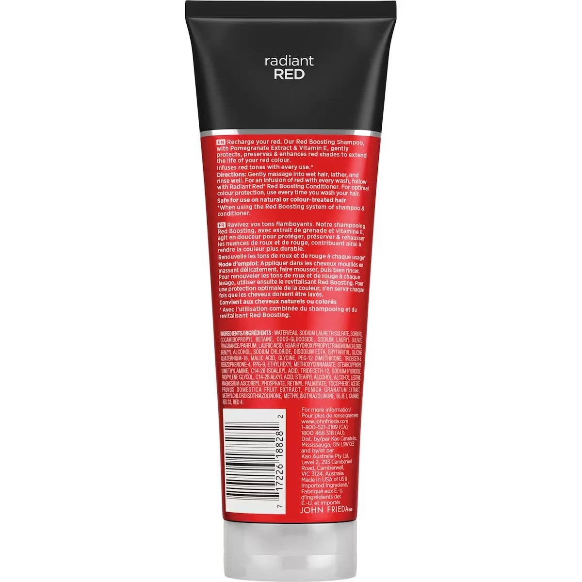 John Frieda Radiant Red Boosting Shampoo product detail