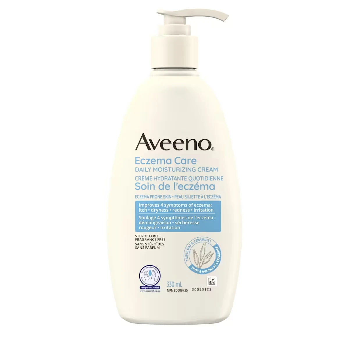 Aveeno Eczema Care Daily Moisturizing Cream front package