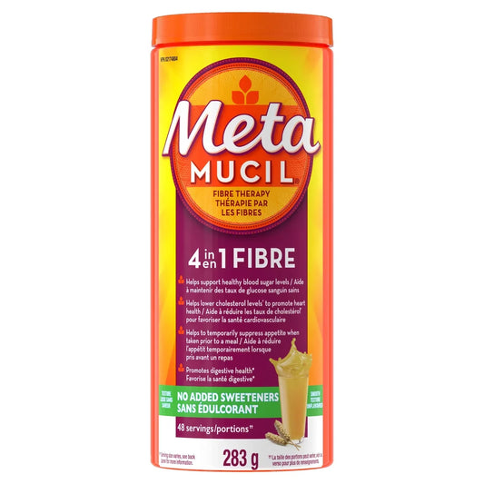 Metamucil 3 in 1 MultiHealth Fibre! Fiber Supplement Powder, Original, 283 g product image