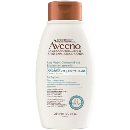 Aveeno Rose Water & Chamomile Conditioner front package