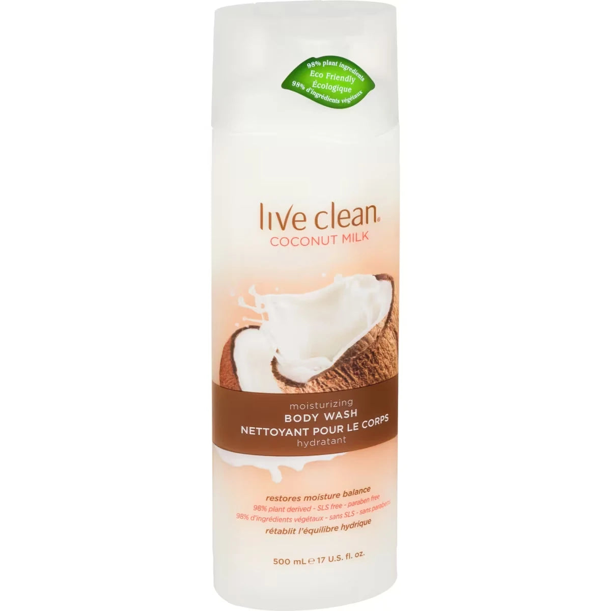 Live Clean Coconut Milk Moisturizing Body Wash product detail