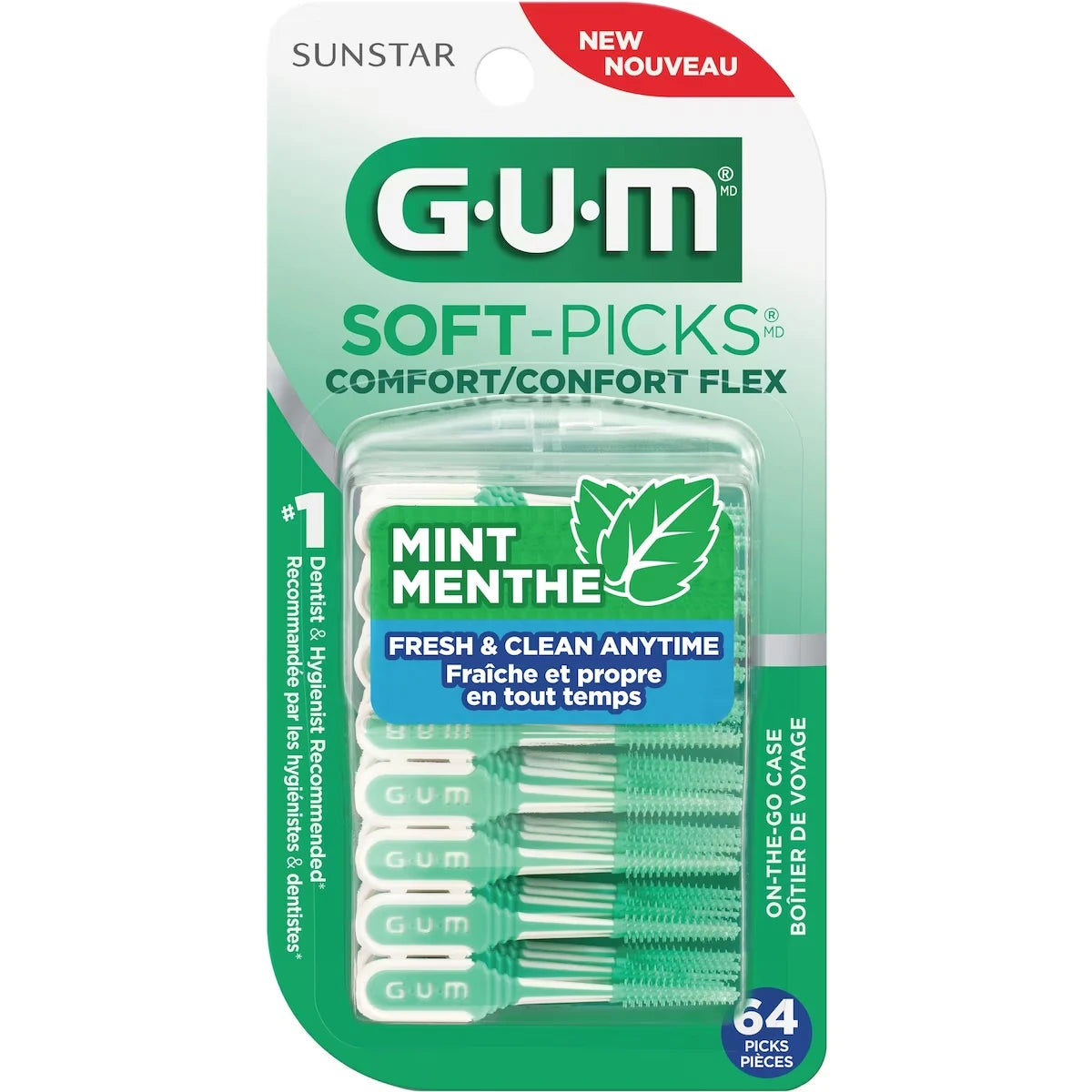 Gum Soft-Picks Comfort Flex Mint  64Ct view 2