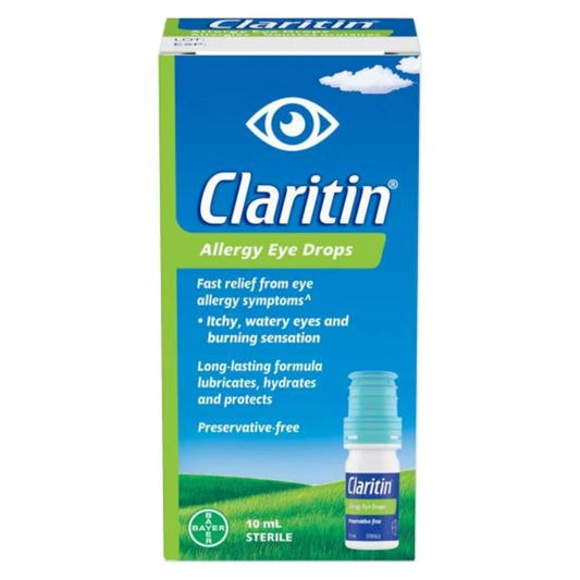 Claritin Allergy Eye Drops, Preservative-Free, Long-lasting relief product image