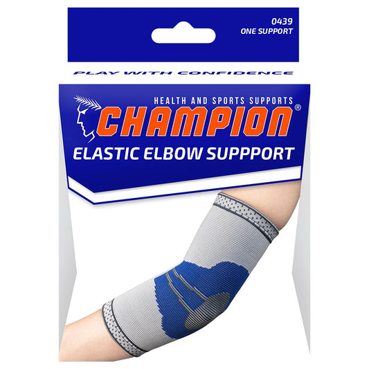 Airway Champion Elastic Elbow Support, Light-Grey Medium (10.25-11.5") 0439-M — Each — product image