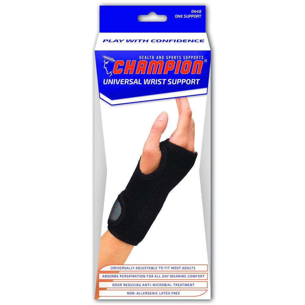 Airway Champion Universal Medium Wrist Support, Black 0448 — Each — product image