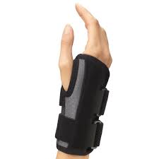 Airway Wrist Brace Right Charcoal Large (7.25-8.5") - Each