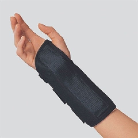 Airway Otc 8" Maximum Wrist Splint Medium (6.5""-7.5") Left Side Black Latex-Free - Each